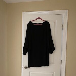 Jessica Howard Black Long Sleeve Dress